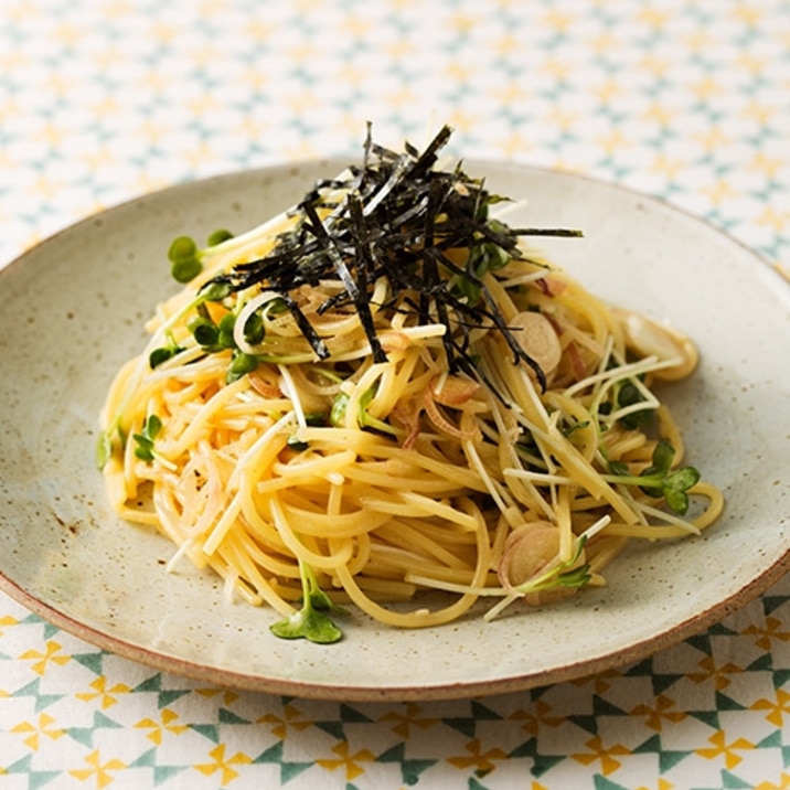 だしバター醤油パスタ